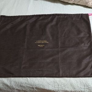 Kate Spade Brown Drawstring Dust Bag 19 X 27 Inches
